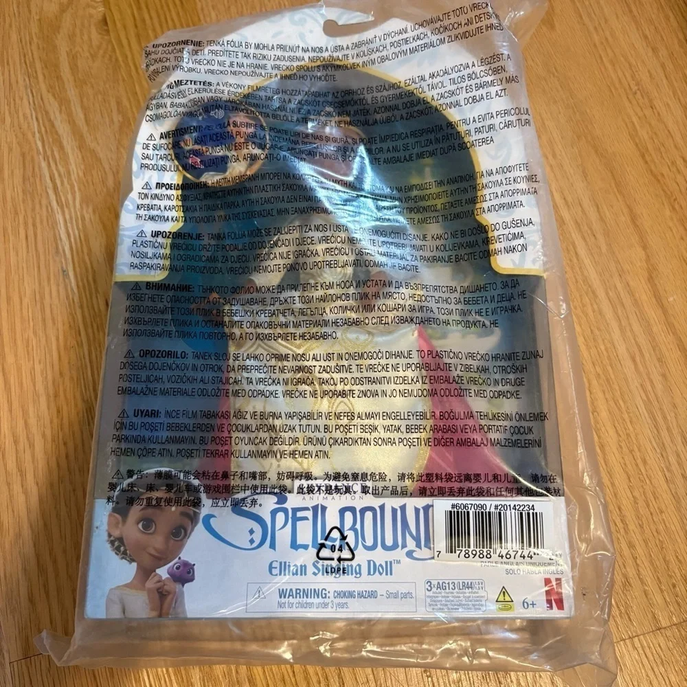 Spellbound Singing Ellian Doll NEW 3 Songs 8” Netflix Gift Present